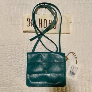 HOBO Jill Wallet Crossbody -- Spruce in Polished Leather